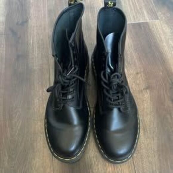 Dr. Martens Black Leather Boots - Picture 5 of 10